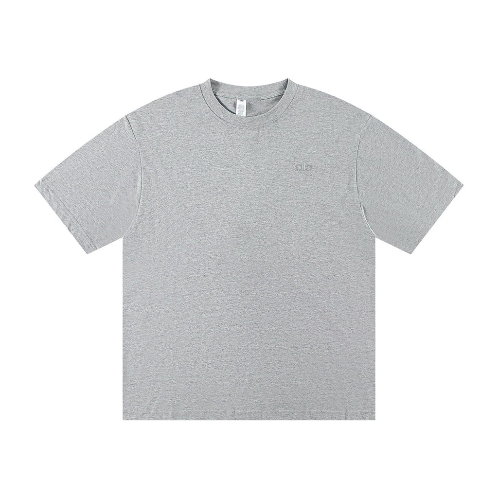 alo Solid Logo T-Shirt & Shorts Set — front