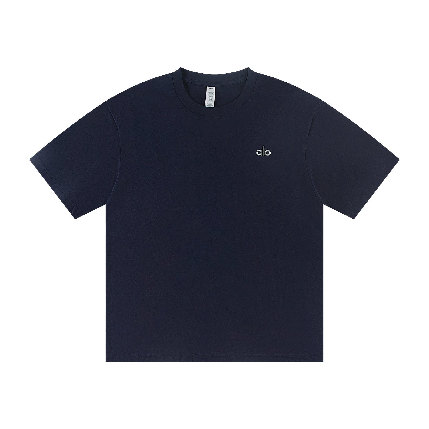 alo Solid Logo T-Shirt & Shorts Set — front