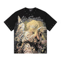 MIXED EMOTION Angel Graphic Studded-Trim T-Shirt — hero