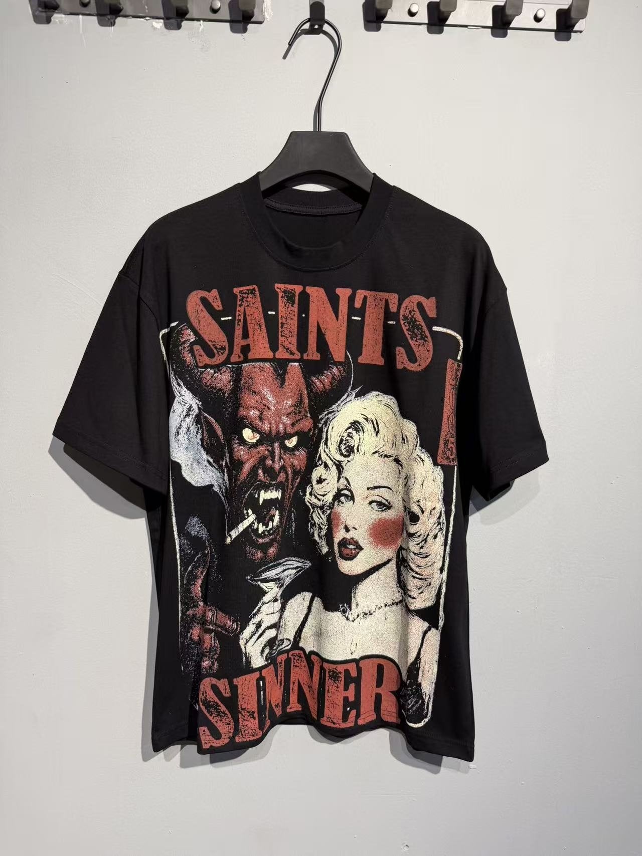 SAINT Sinner Devil Woman Graphic T-Shirt — front
