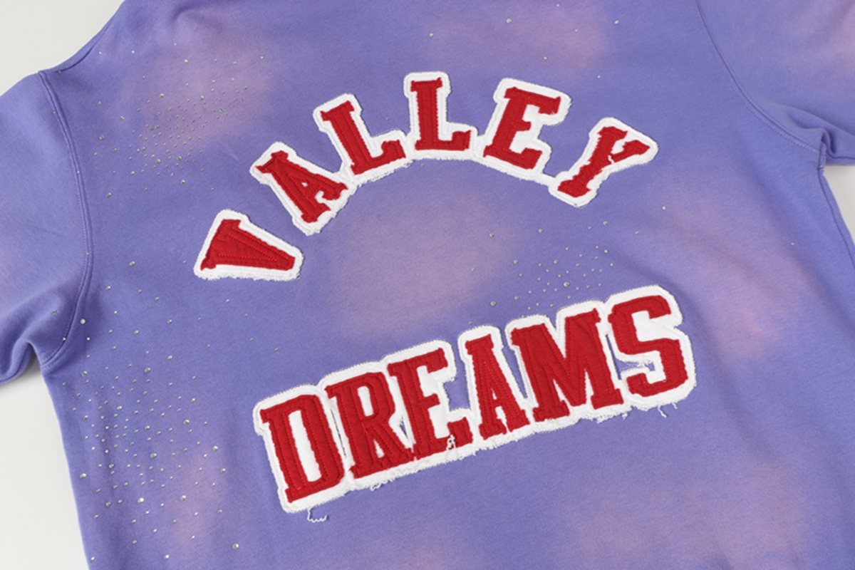 VALLEY Dreams Rhinestone Zip Hoodie — detail