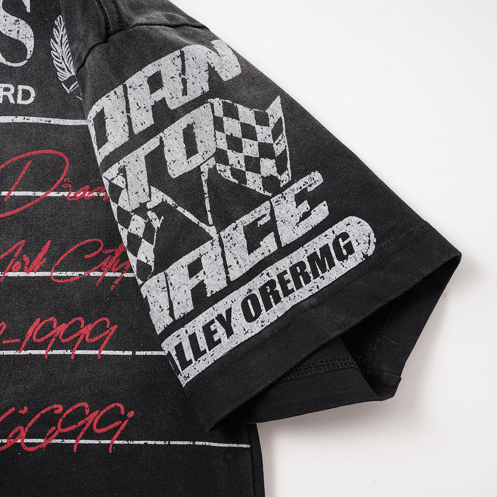 VALLEY Speedway Racing Graphic T-Shirt — detail