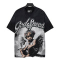 Godspeed Distressed Washed Graphic T-Shirt — hero