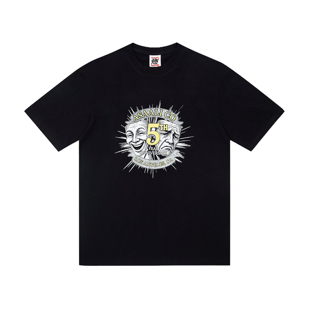 ASAALL Theatrical Mask Graphic T-Shirt — hero