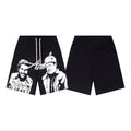 ASAALL Portrait Graphic Drawstring Shorts — hero