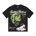 SAINT Black Graphic Short-Sleeve T-Shirt — hero