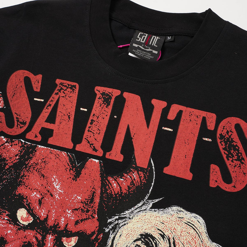 SAINT Front and Back Graphic Short-Sleeve T-Shirt — detail