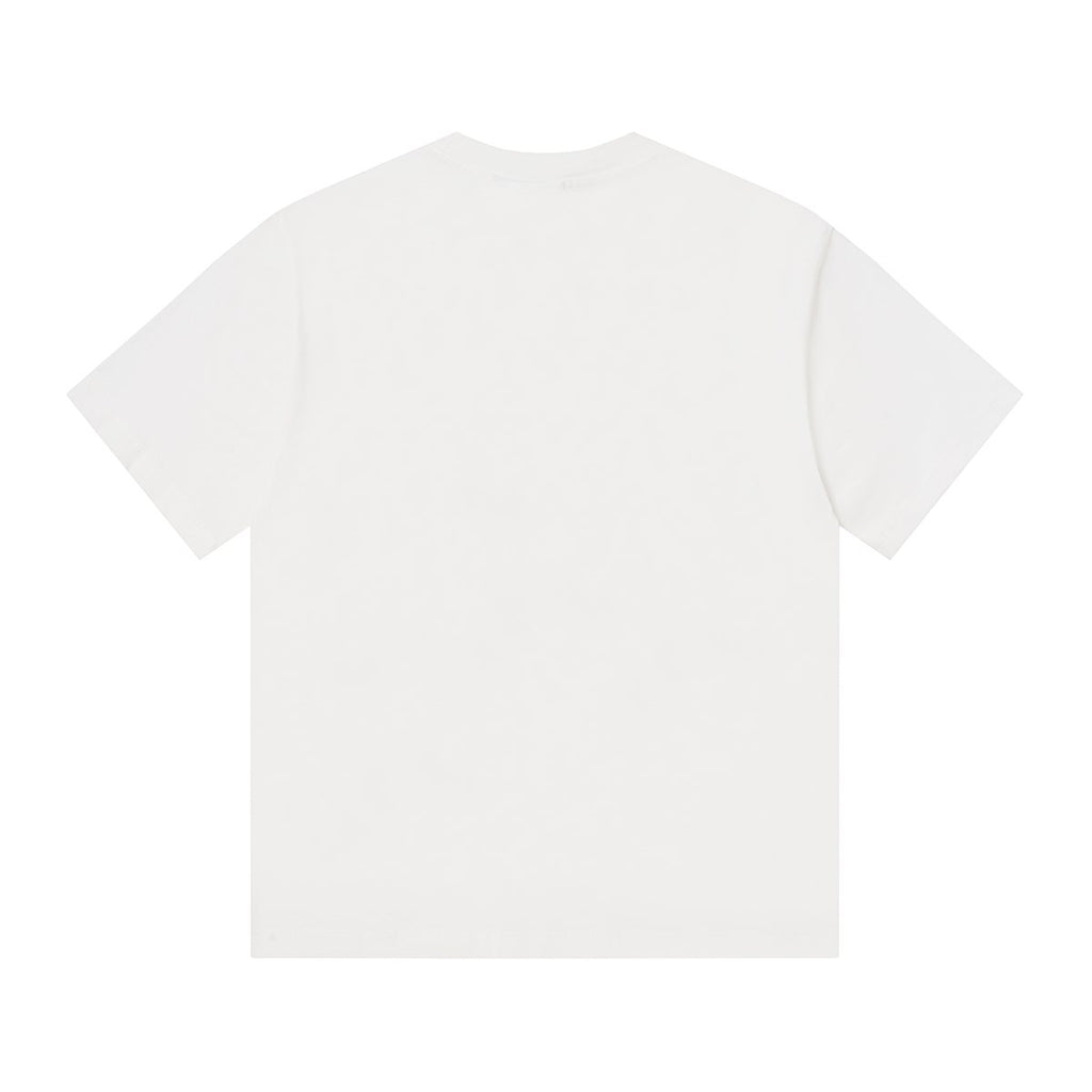 SAINT Rhinestone Religious Graphic T-Shirt — back