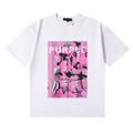 Purple Brand Displaced Graphic T-Shirt — front