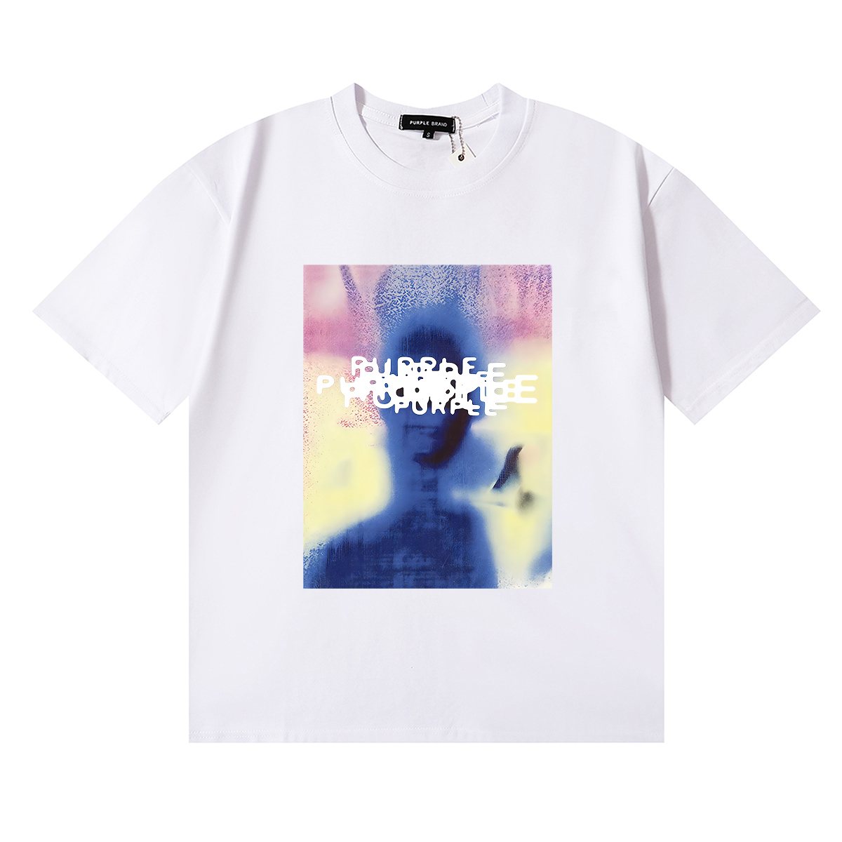 Purple Brand Afterimage Graphic T-Shirt — front