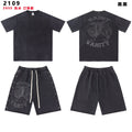 SAINT Vanity Washed Graphic Short-Sleeve Set — front
