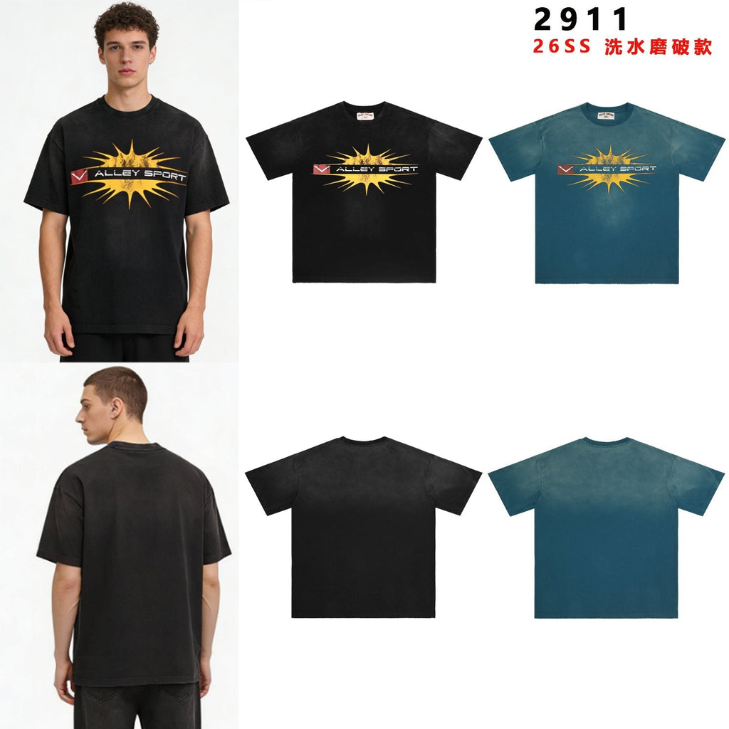 Valley Dreams Sunburst Graphic Short-Sleeve T-Shirt — context