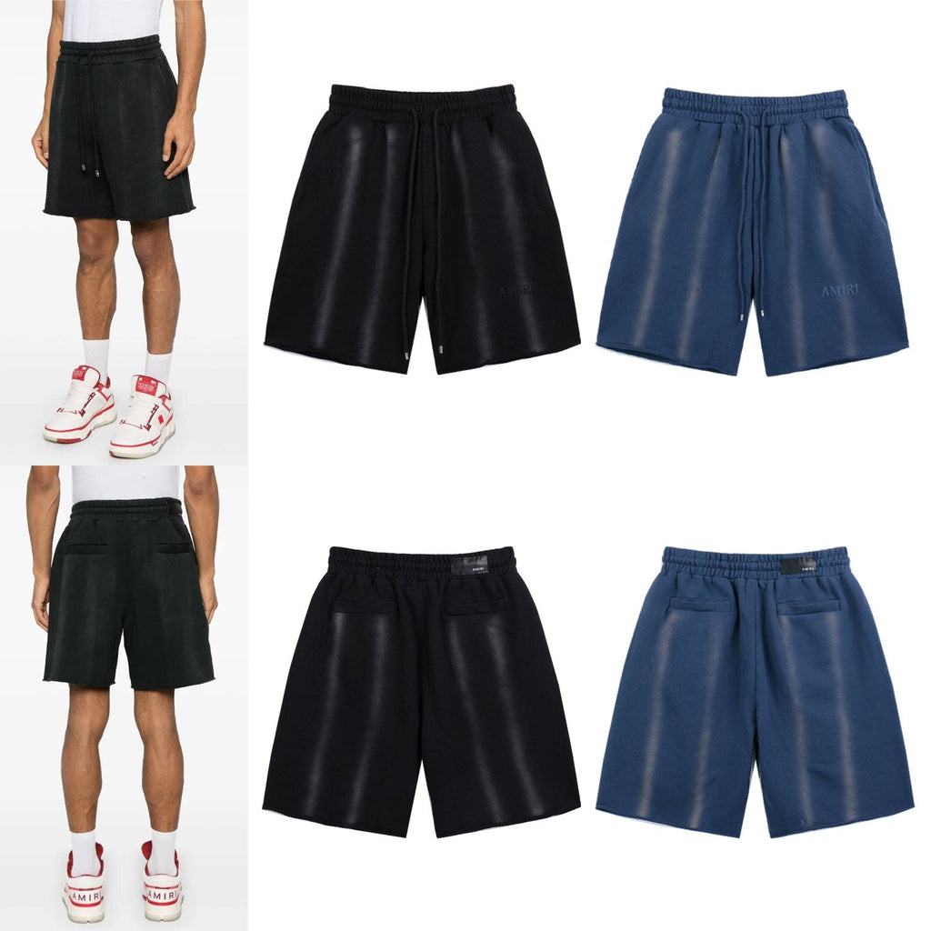 AMIRI Washed Embroidered T-Shirt & Shorts Set — comparison