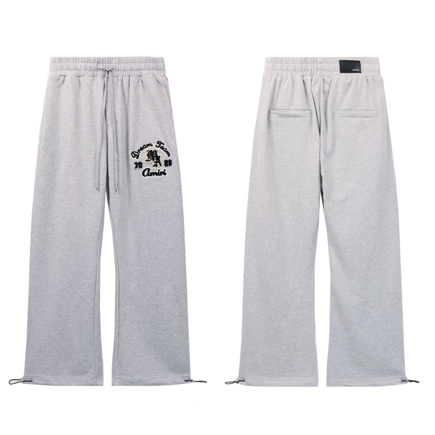 AMIRI Embroidered Leg Graphic Sweatpants — front