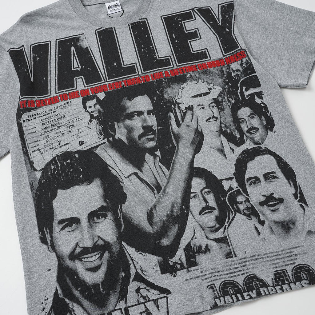 VALLEY Portrait Collage Graphic T-Shirt — front