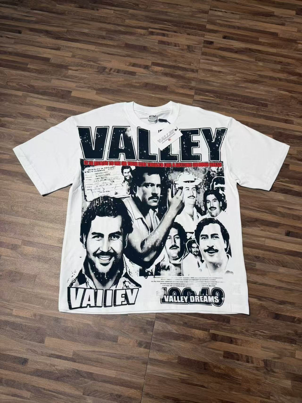 VALLEY Portrait Collage Graphic T-Shirt — context