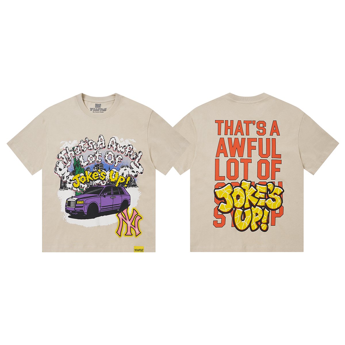 THAT'S A AWFUL LOT OF COUGH SYRUP Car Graphic T-Shirt — comparison