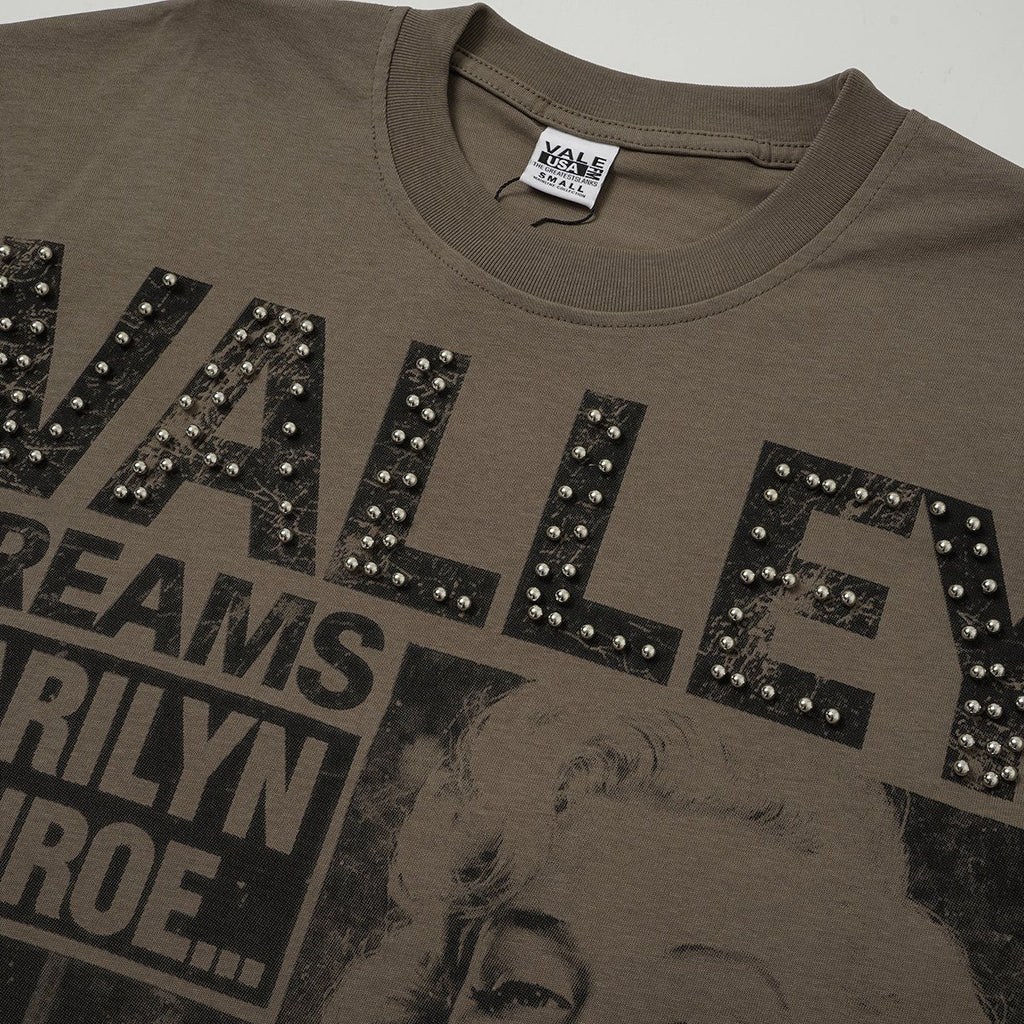 VALLEY Marilyn Monroe Dreams Graphic T-Shirt — detail