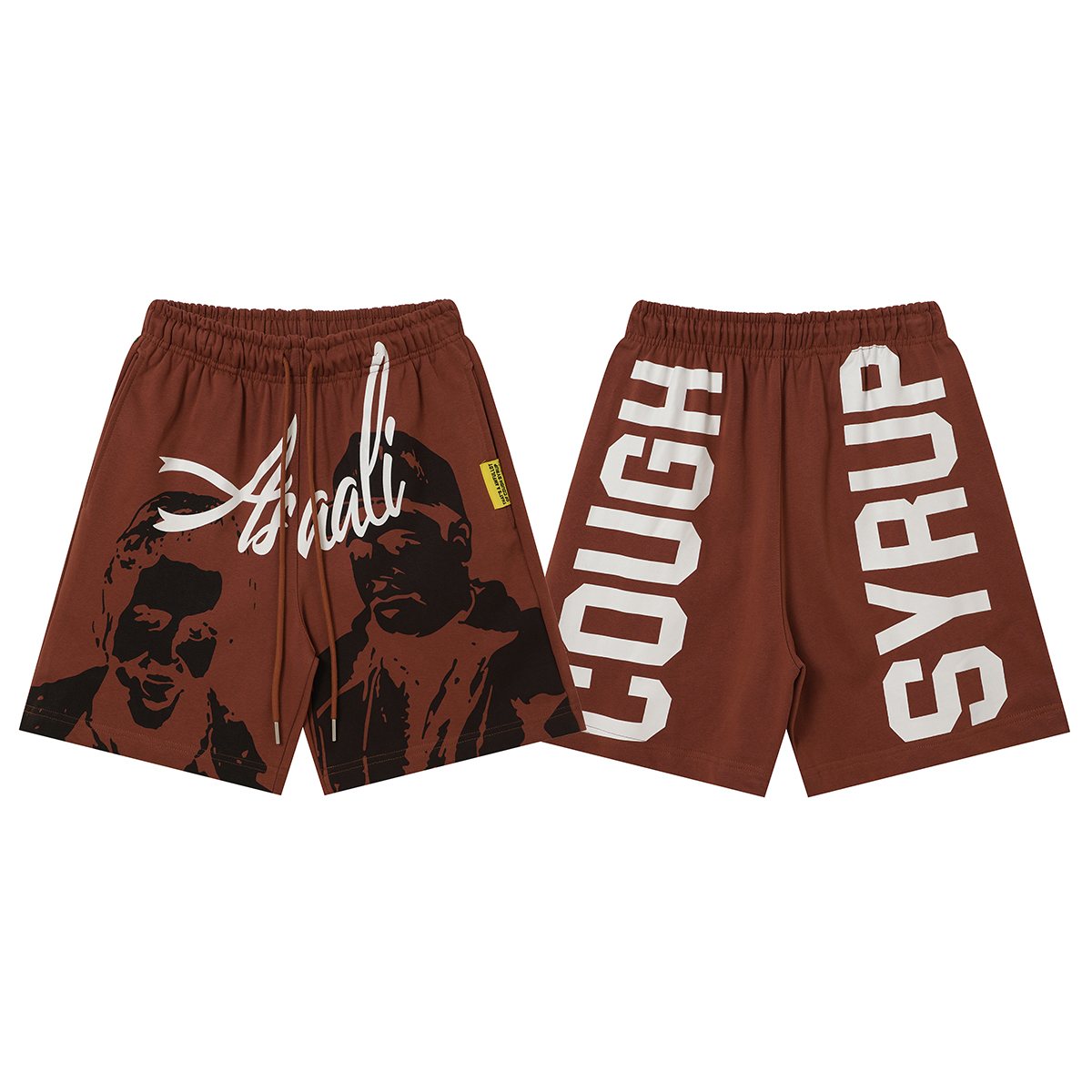 THAT'S A AWFUL LOT OF COUGH SYRUP Portrait Graphic Shorts — front