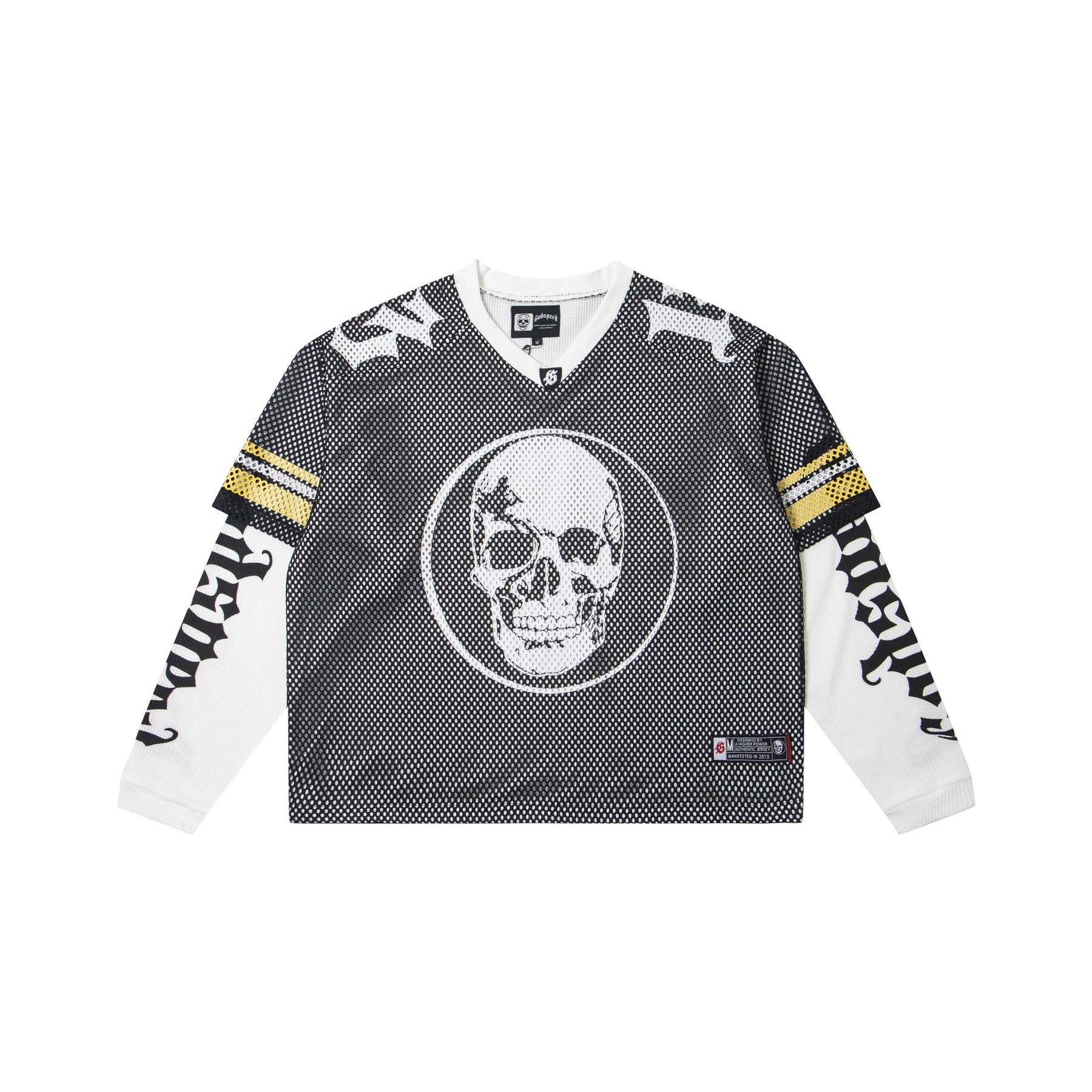 Godspeed Skull K-Back Mesh Long-Sleeve T-Shirt — front
