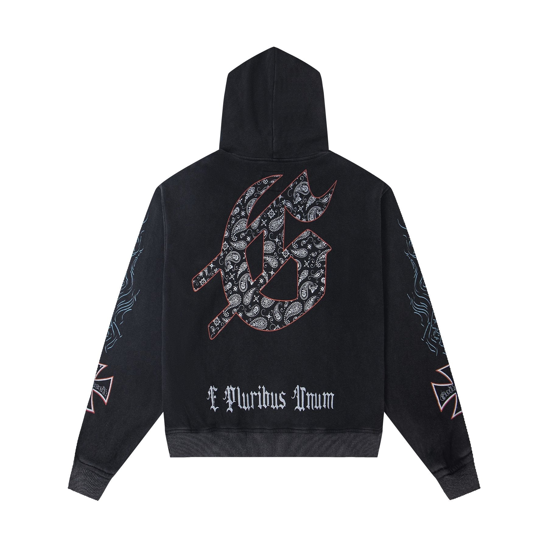Godspeed Hollywood Fire Graphic Hoodie — back