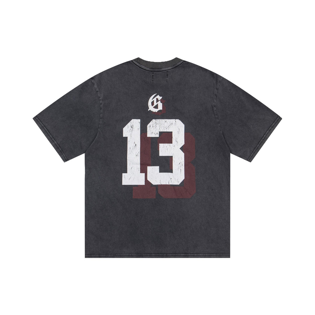 Godspeed Skull & 13 Graphic Short-Sleeve T-Shirt — back