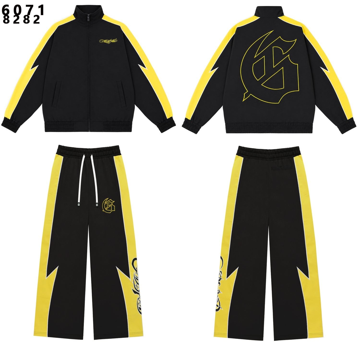 Godspeed Gothic G Contrast Panel Tracksuit Set — front