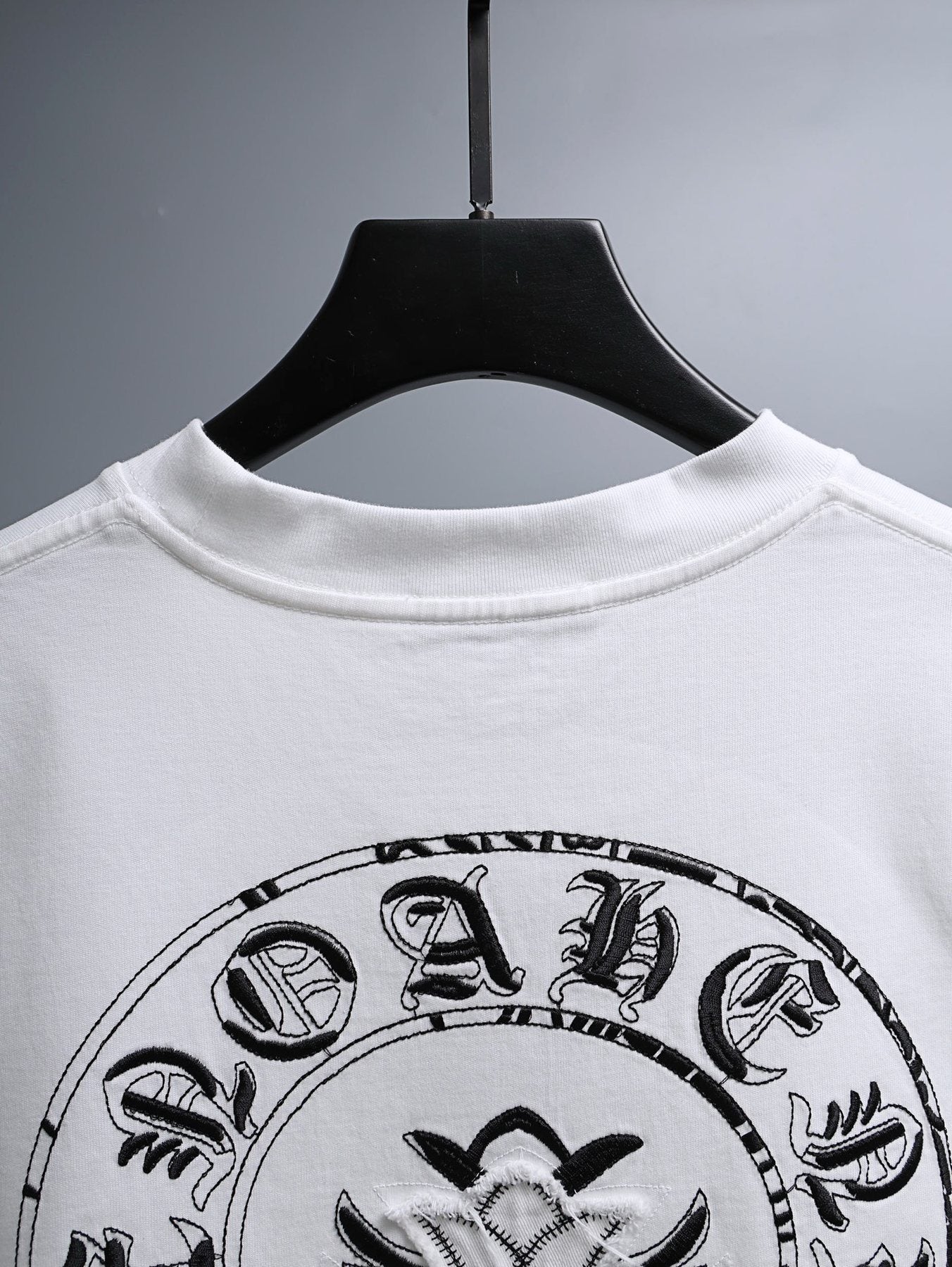 Chrome Hearts Floral Gothic Graphic T-Shirt — detail