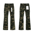 Purple Brand Green Camo Cargo Pants — hero