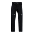 R+A Play/Pause Embroidered Black Jeans — hero