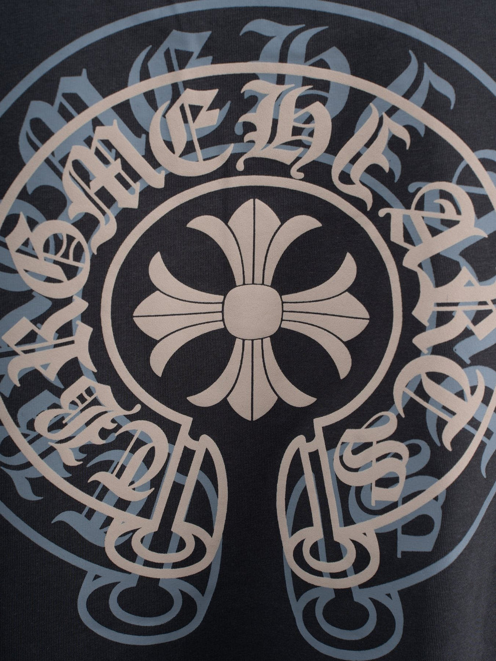 Chrome Hearts Horseshoe Cross Graphic T-Shirt — detail