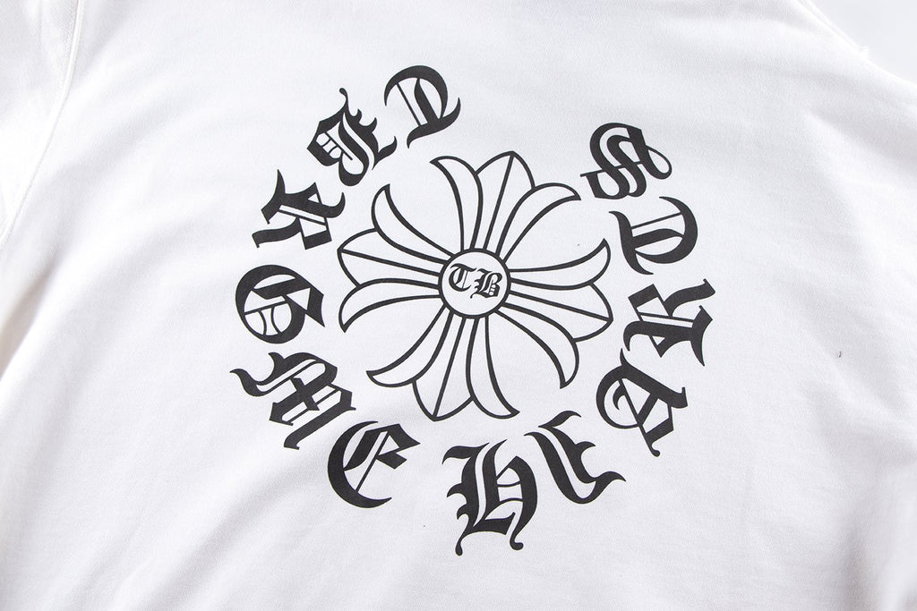 Chrome Hearts Flower Back Graphic Hoodie — detail