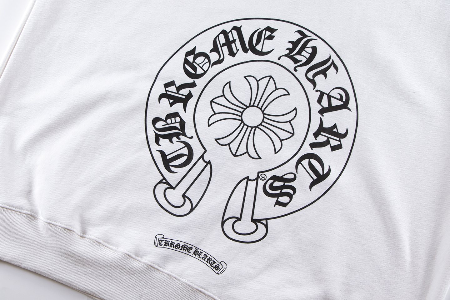 Chrome Hearts Rainbow Horseshoe Graphic Zip-Up Hoodie — detail