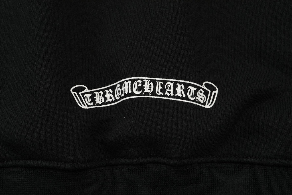 Chrome Hearts Horseshoe Graphic Pullover Hoodie — detail