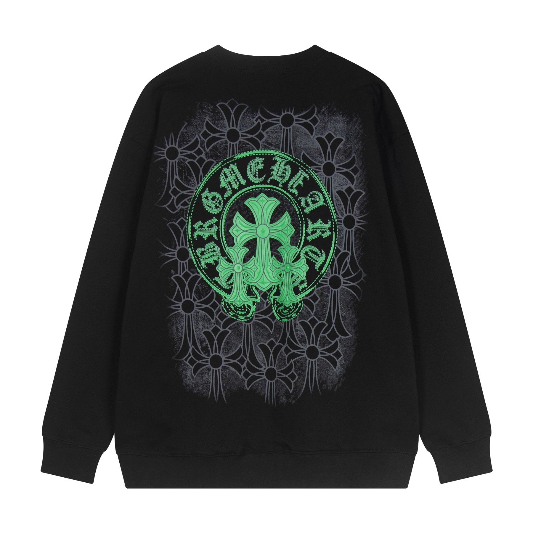 Chrome Hearts Star Gradient Cross Graphic Sweatshirt — back