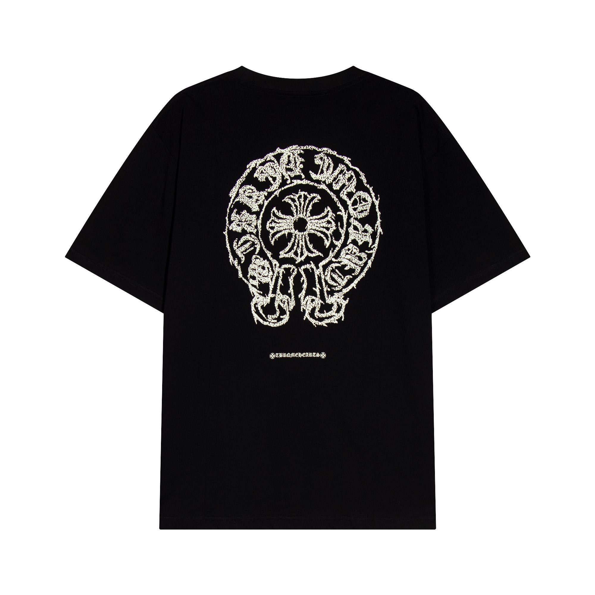 Chrome Hearts Sanskrit Horseshoe Cross Graphic T-Shirt — hero