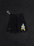 Chrome Hearts Cross Appliqué Black Shorts — hero