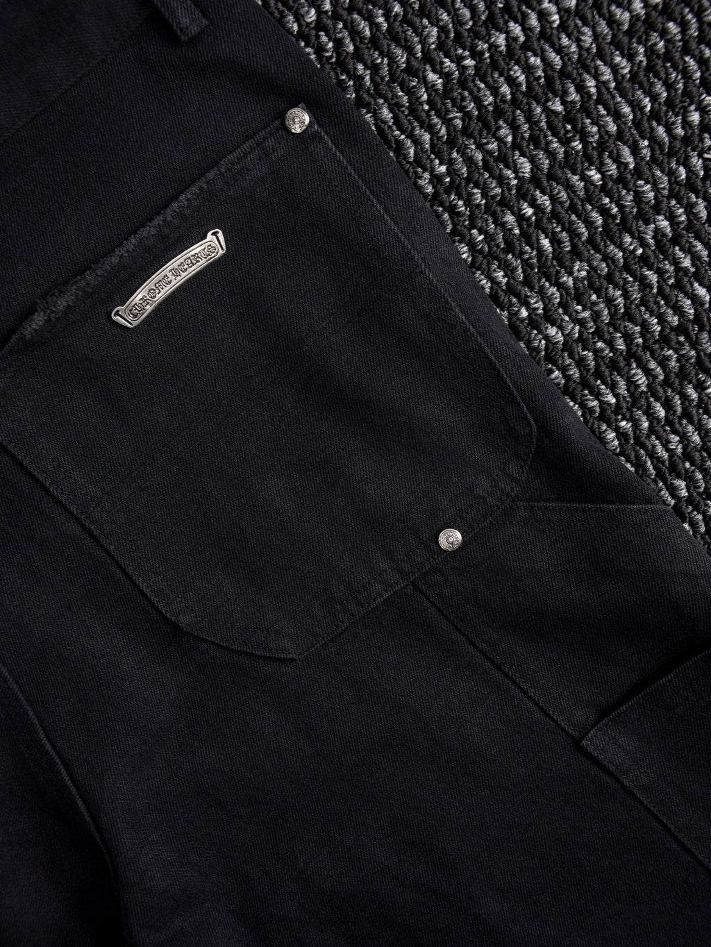 Chrome Hearts Black Utility Shorts — detail