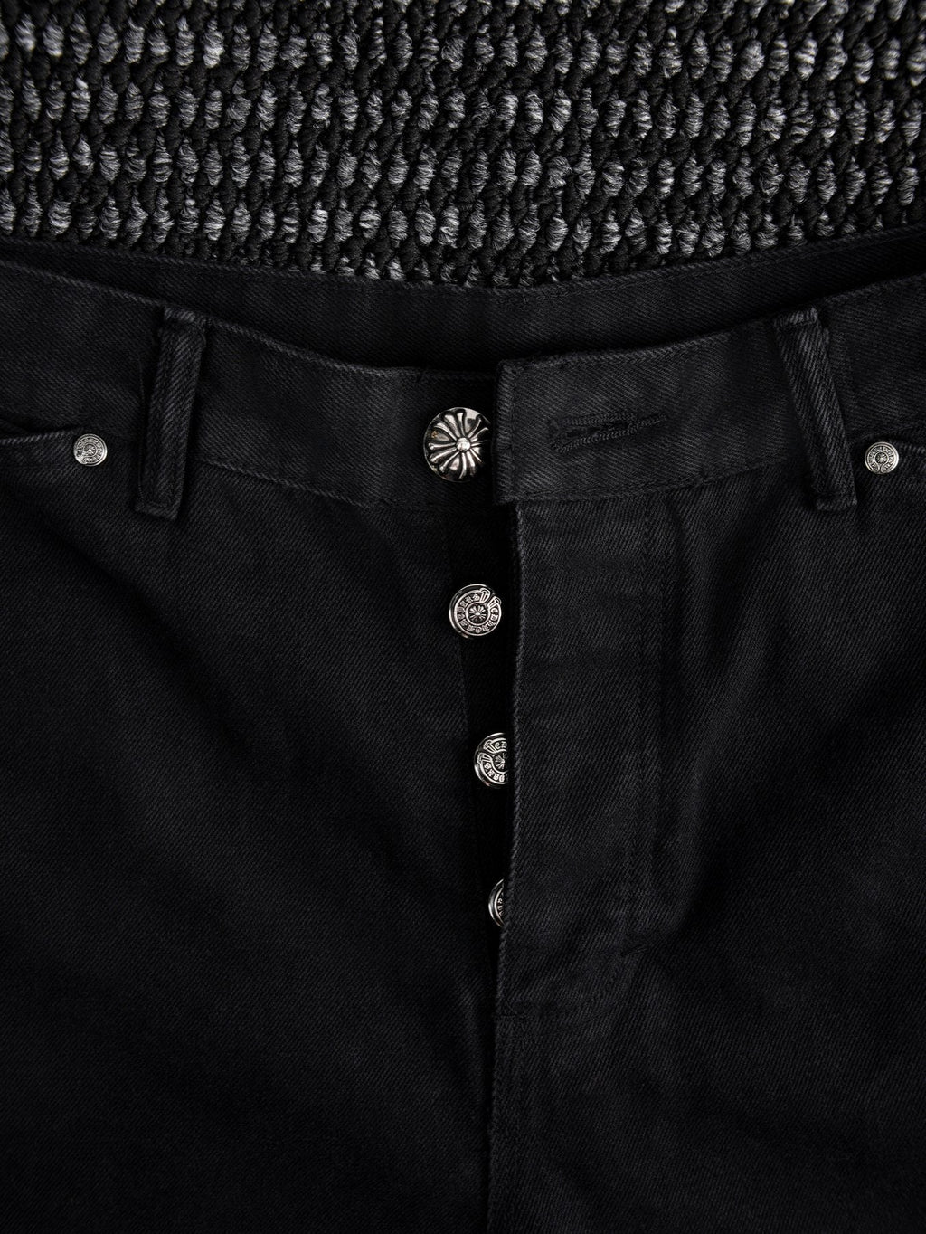 Chrome Hearts Black Utility Shorts — detail