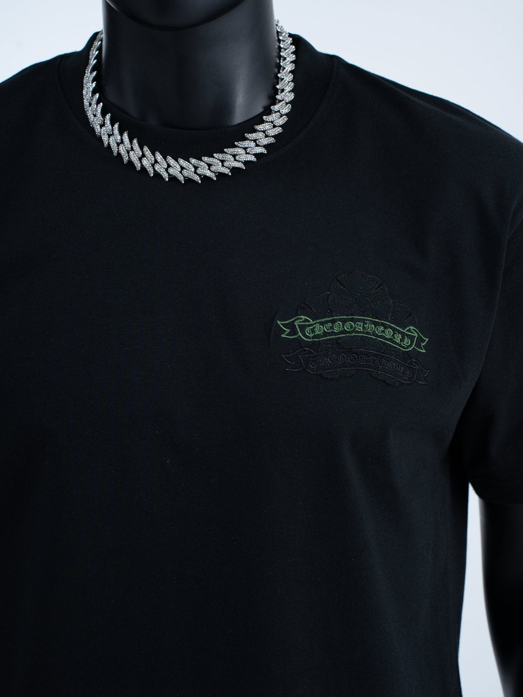 Chrome Hearts Cross Banner Graphic T-Shirt — detail