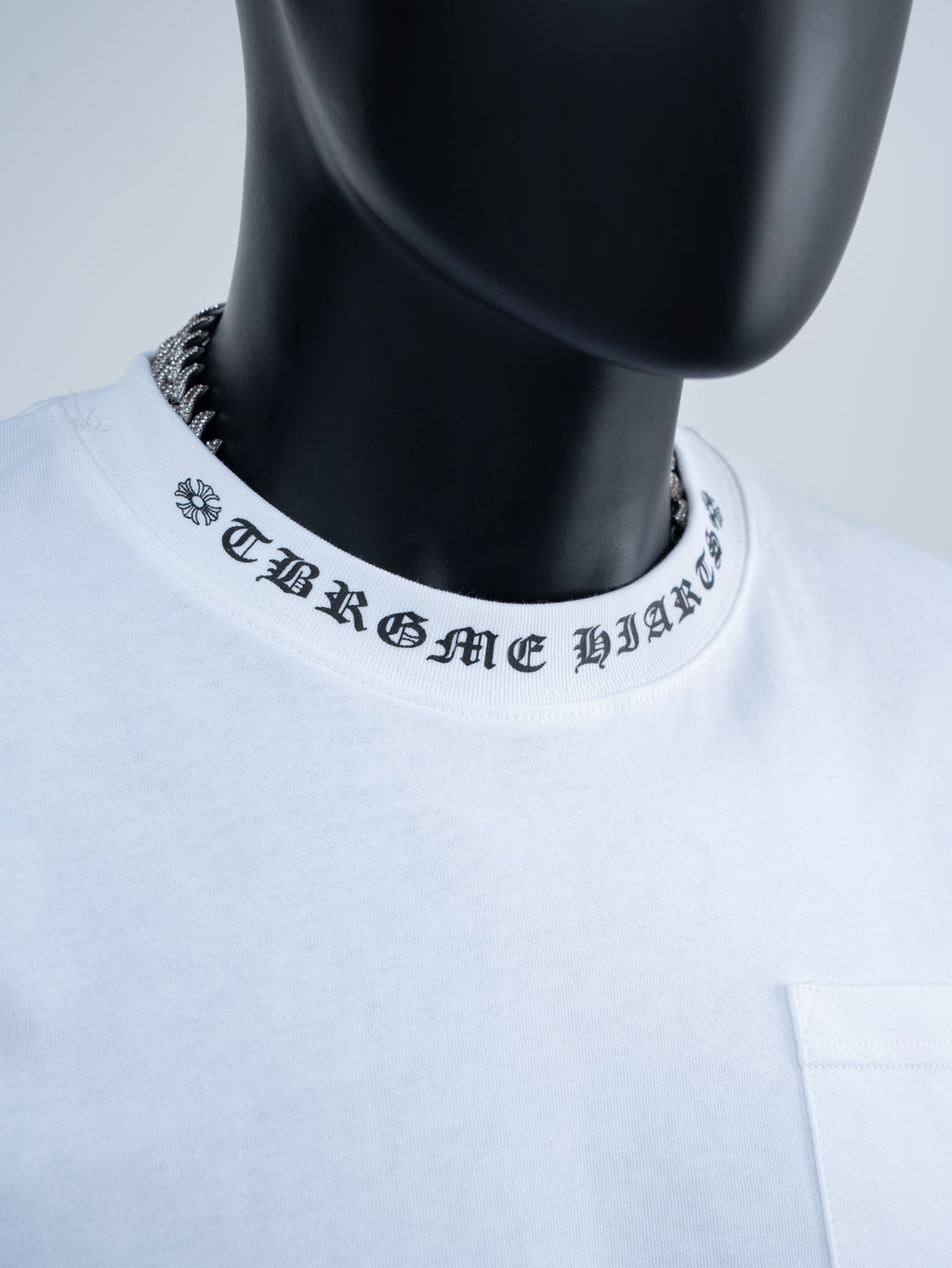 Chrome Hearts Sanskrit Letter Pocket Short-Sleeve T-Shirt — detail