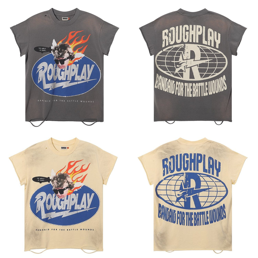 Rough Play SoleBoy Rhinestone Sleeveless T-Shirt — comparison