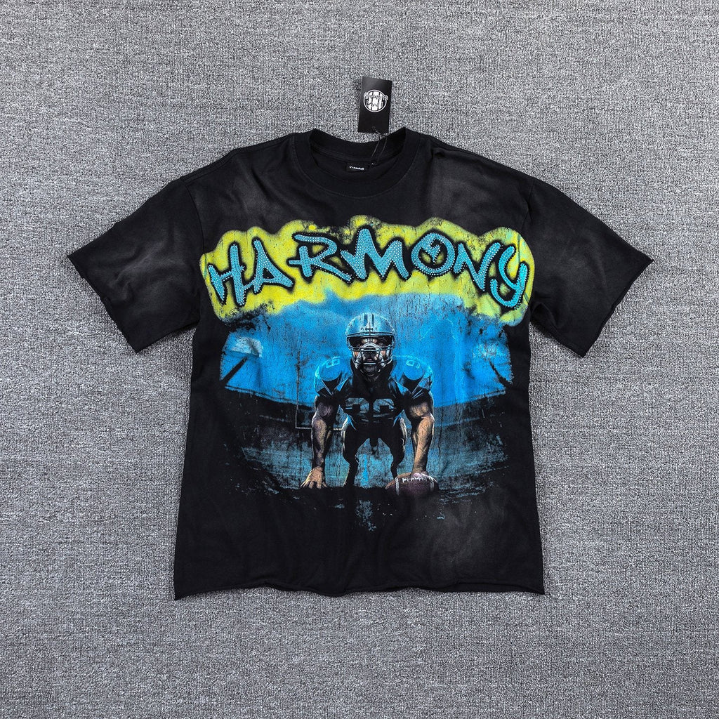 HARMONY Football Graphic Short-Sleeve T-Shirt — hero