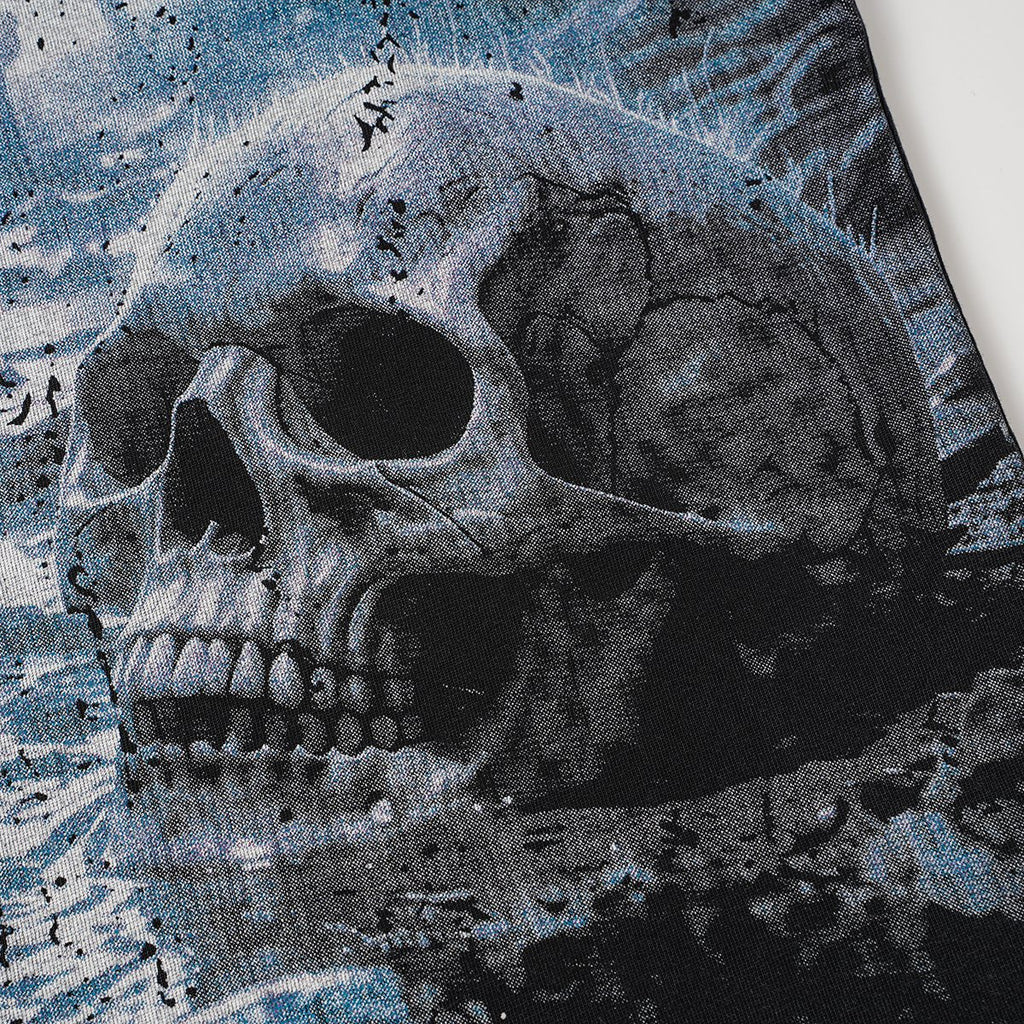 Godspeed Washed Black EST MMXXVI Graphic T-Shirt — detail