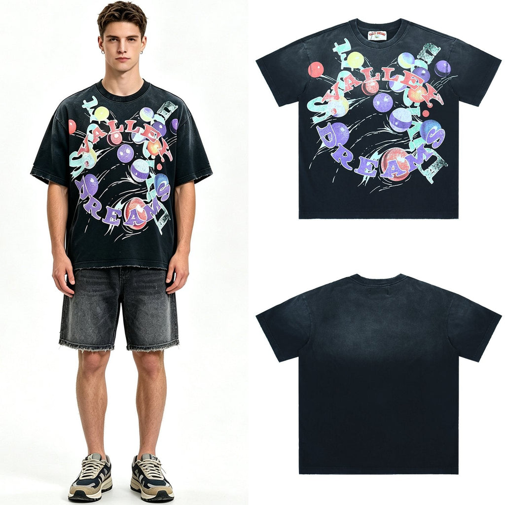 Valley Dreams Planet Swirl Graphic T-Shirt — context