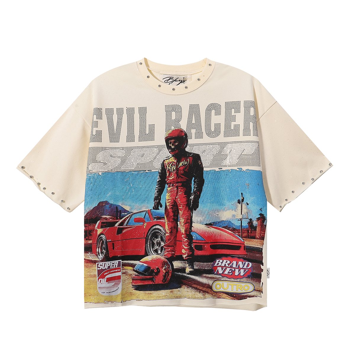 BKYS Revival Evil Racer Cropped Graphic T-Shirt — hero
