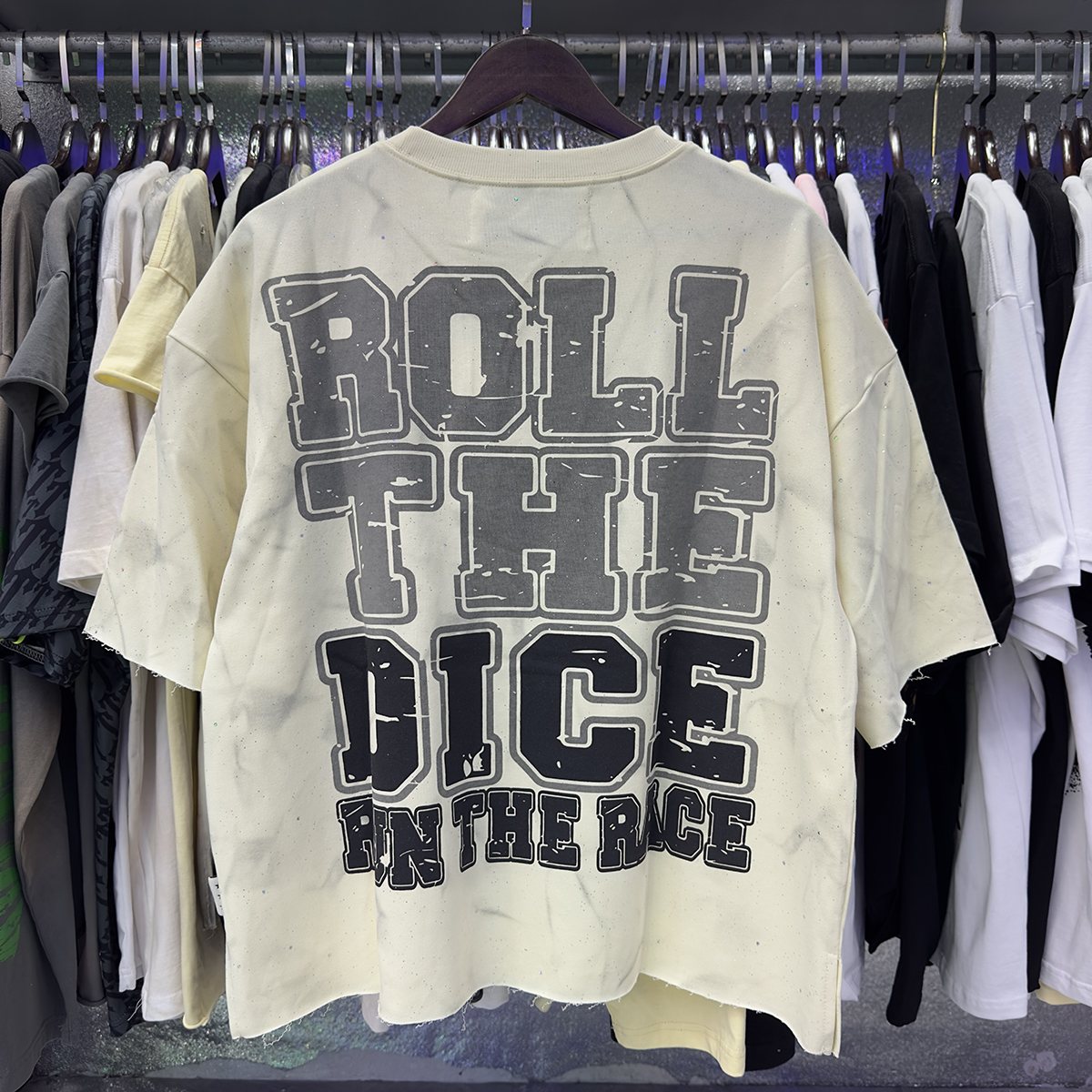 BKYS Revival Roll The Dice Car Graphic Cropped T-Shirt — context