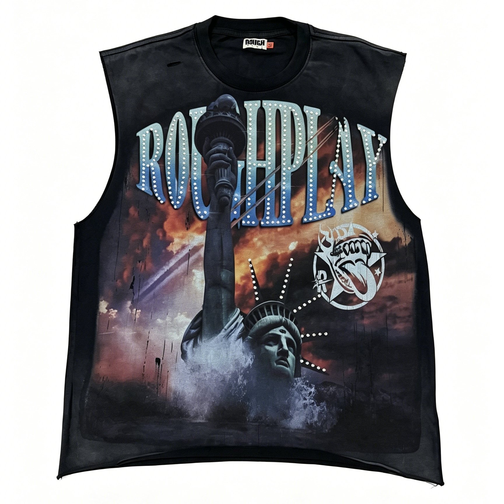 Rough Play Champion Graphic Sleeveless T-Shirt — hero