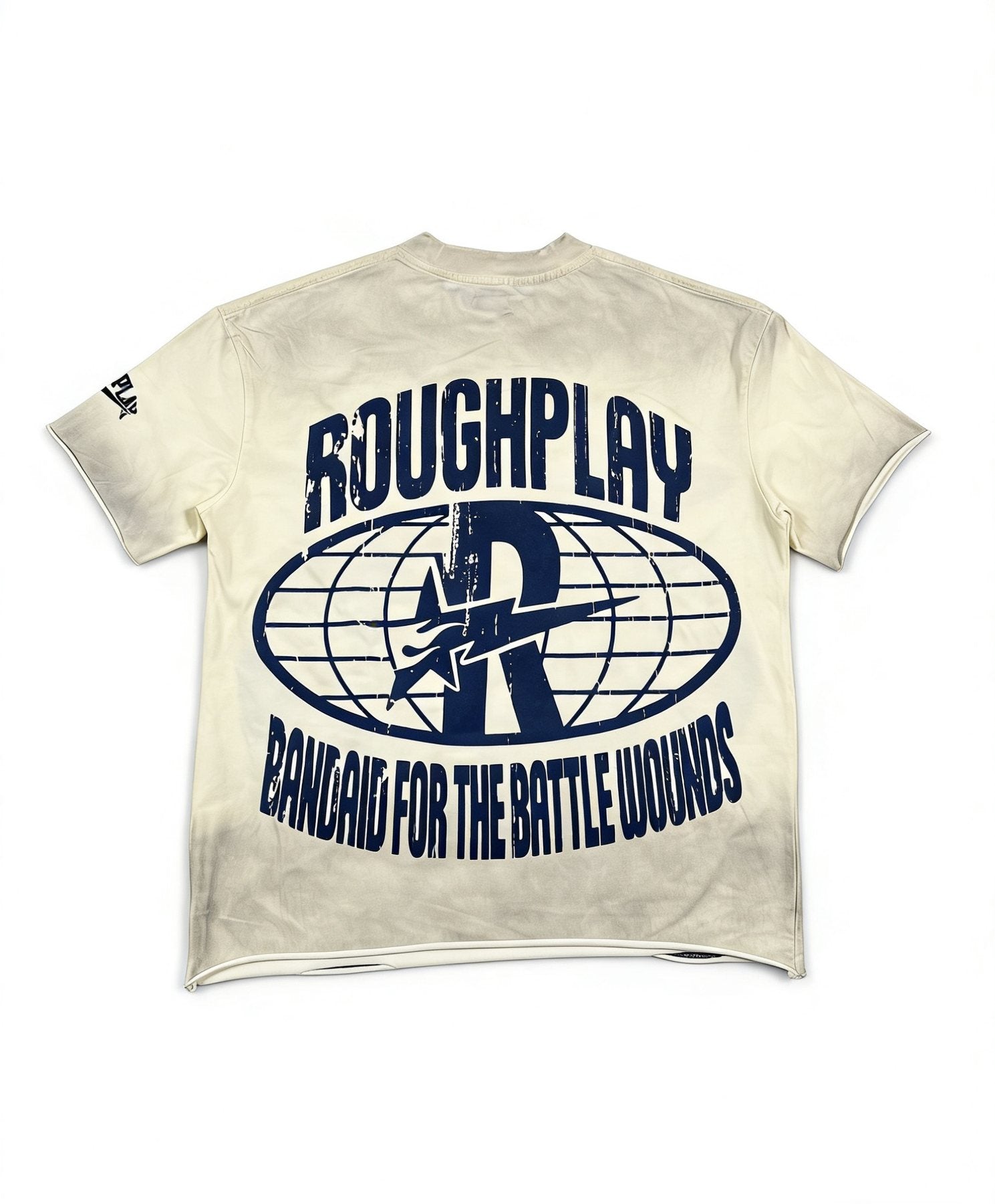 Rough Play Washed Front & Back Graphic T-Shirt — back