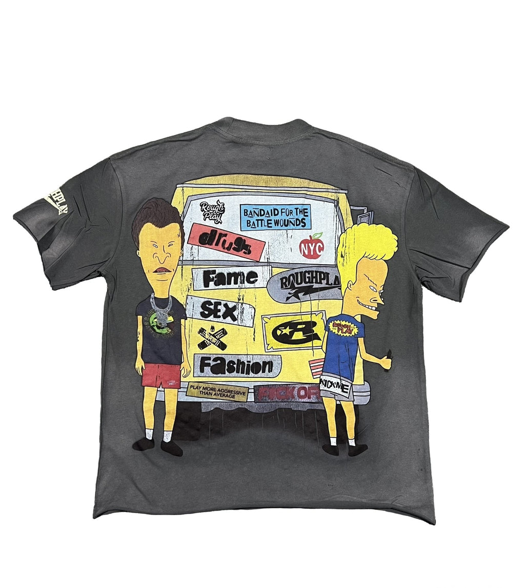 Rough Play Champion Graphic T-Shirt — back